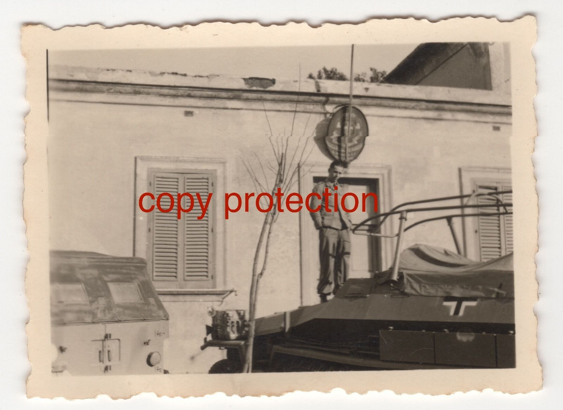 Fotos BRIGADE Hermann Göring Italien 1942 Casert