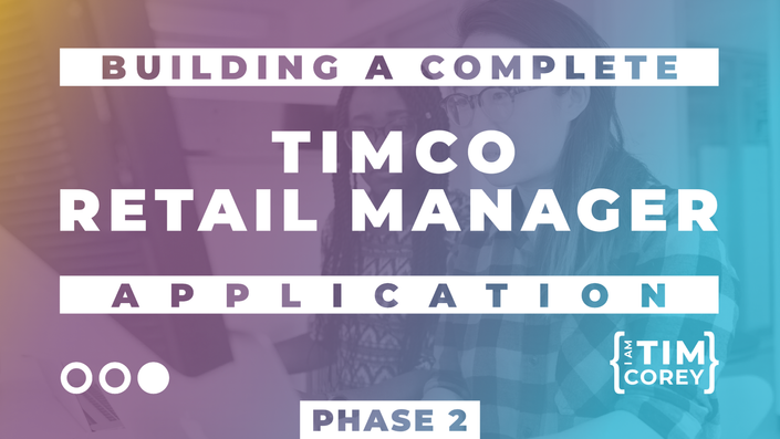 TimCorey - TimCo Retail Manager Phase 2