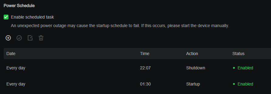 daily shutdown