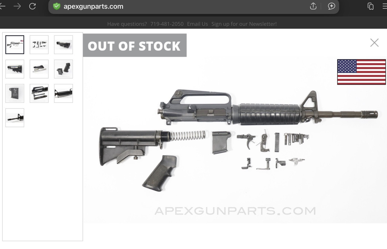 Bowman Colt 653 Carbine Malaysian Kits > AR-15 / M-16 Retro Forum ...