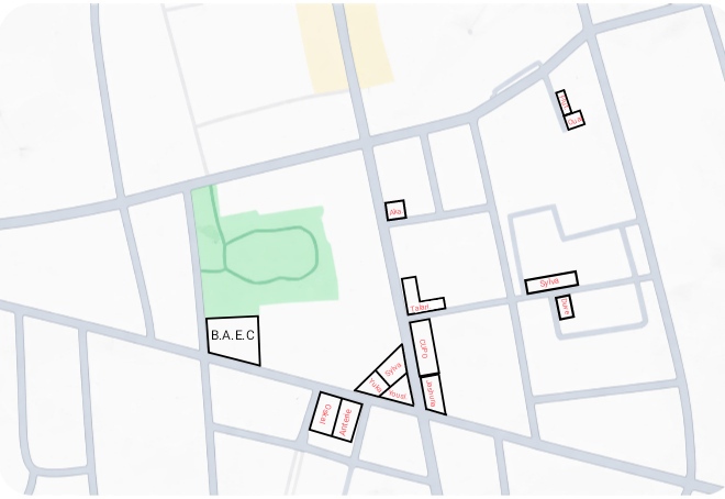 Trace du parcours à Quilormei