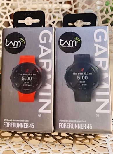 jual GARMIN Forerunner 45 - Garansi Resmi - Lava Red malang