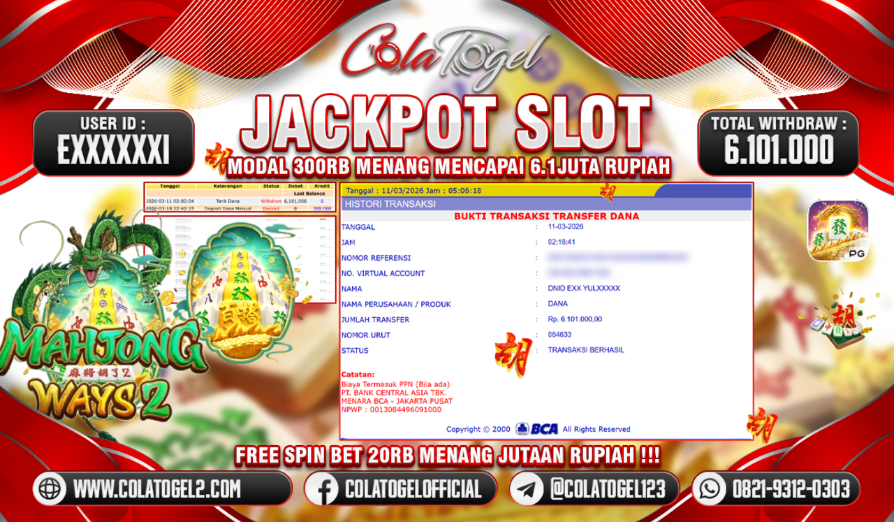 JACKPOT SLOT GACORR!!