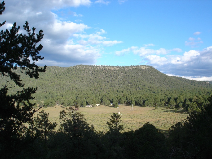 Distant view from southwest