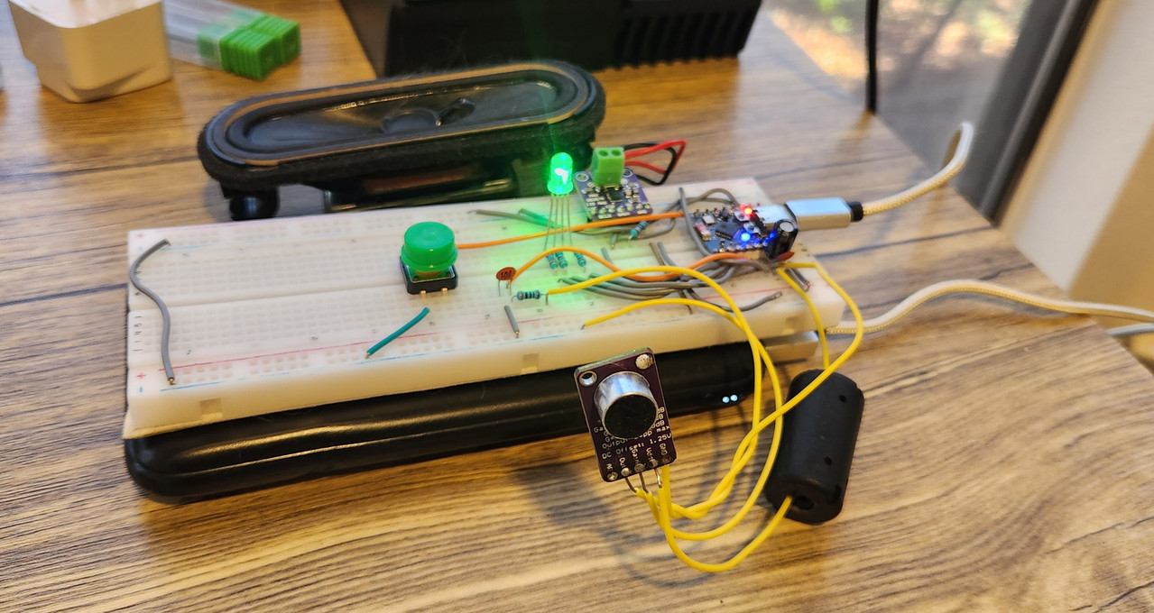 TARS - The Device Shot of the device itself in breadboard stage