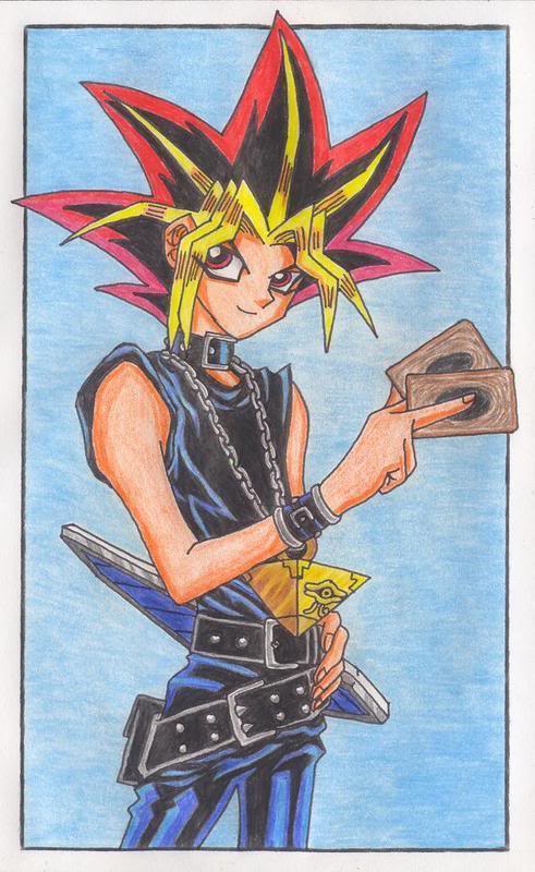 Hình vẽ Atemu (Yami Yugi) bộ YugiOh (vua trò chơi) - Page 6 2_Atemp_34