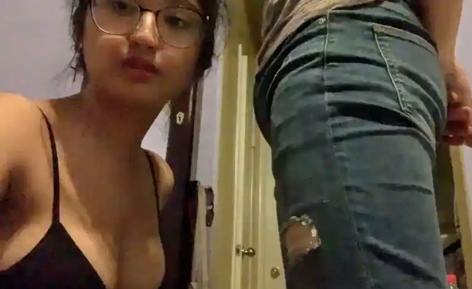 Beautiful Indian girl giving blowjob for money