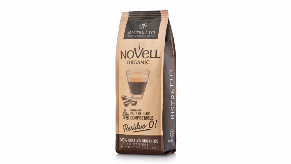 NOVELL - RISTRETTO WHOLE BEANS - Organic Roasted coffee 250 gr