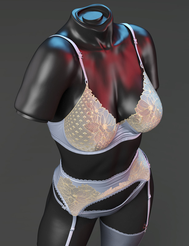 X-Fashion Fame Lingerie Set for Genesis 9