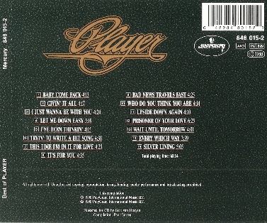 Player - Best Of Player (1990) Lossless+MP3 Player - Best Of Player (1990) Lossless+MP3