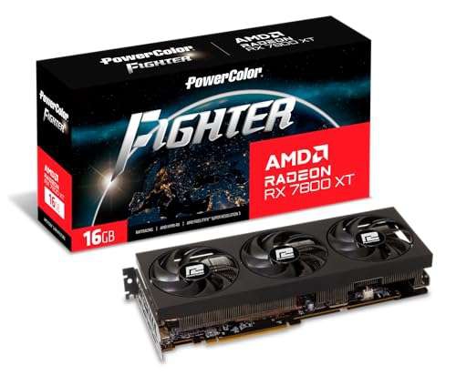Amazon: PowerColor Fighter - AMD Radeon RX 7800 XT - 16 GB 
