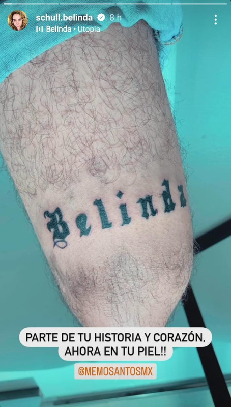 Christian Nodal borra el último tatuaje de Belinda y así reacciona su ex suegra