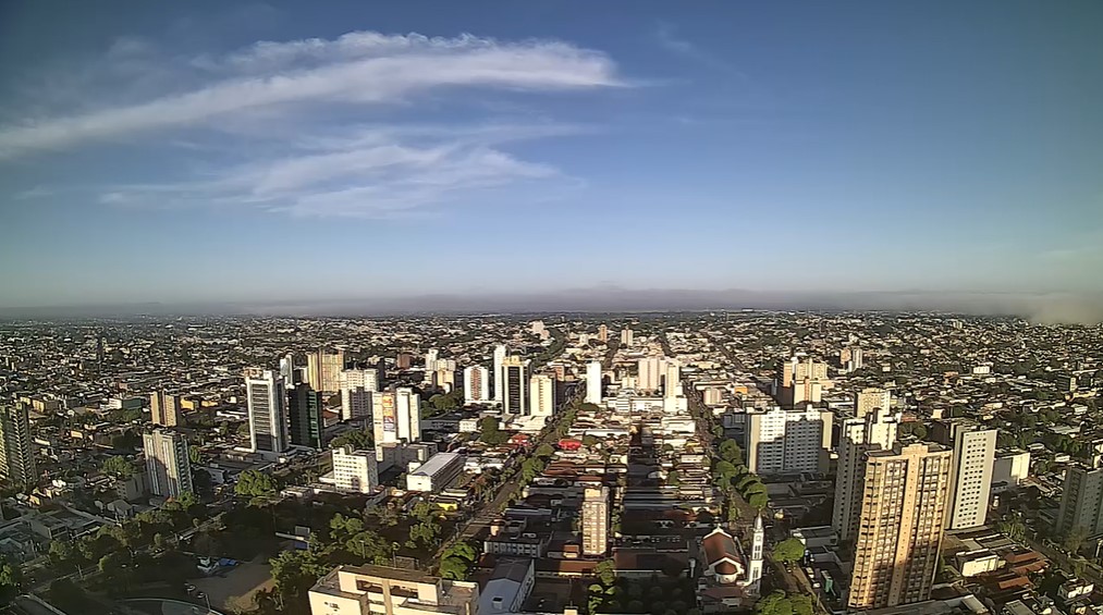 Campo Grande nesta manhã de quarta-feira