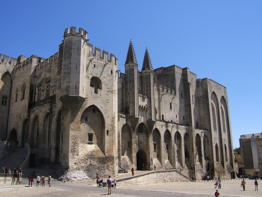 Vue du Palais des Papes