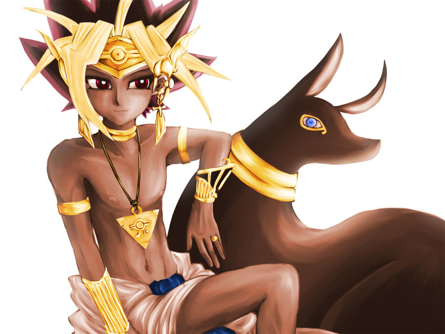 Hình vẽ Atemu (Yami Yugi) bộ YugiOh (vua trò chơi) 1_Atemp_89