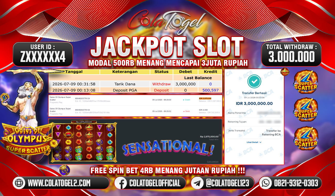JACKPOT SLOT GACORR!!