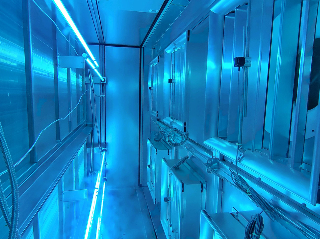 Sterilaire UV lights and Ebtron AFMS
