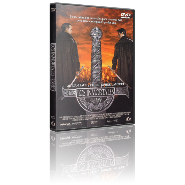 Portada - Los Inmortales, Juego Final (Ed.Esp.) [DVD9+5 Full][Pal][Cast/Ing][Sub:Varios][Fantástico][2001]