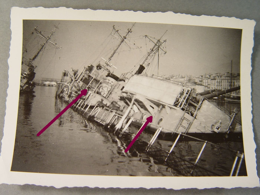 Versenkte Flotte, Zerstörer Kreuzer Schlachtschi