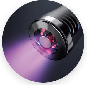 近赤外線+赤色LED+青色LED