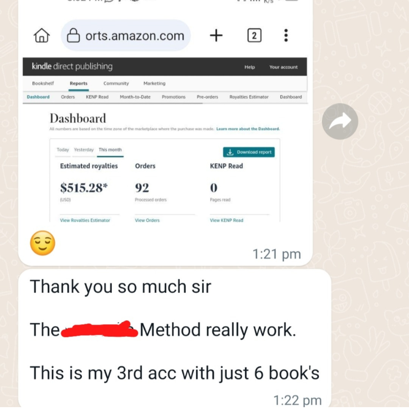 Student with six published books
