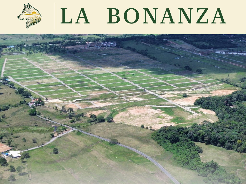 Lotes delimitados en La Bonanza