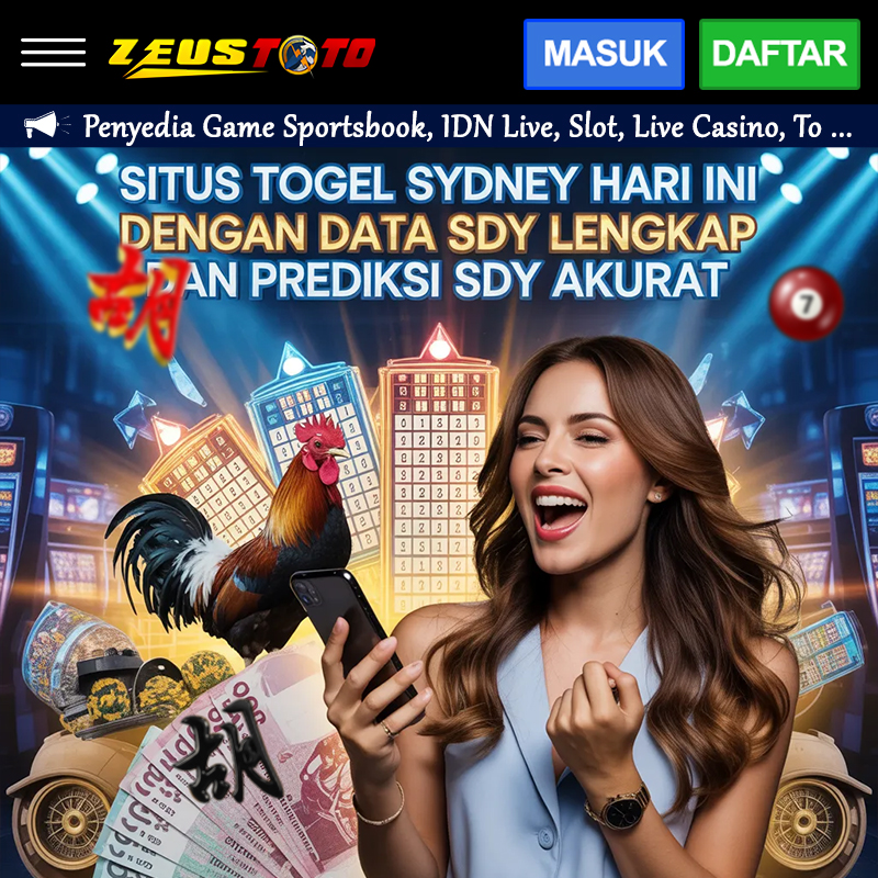 ZEUSTOTO: Situs Togel Sydney Hari Ini dengan Data SDY Lengkap dan Prediksi SDY Akurat image 1