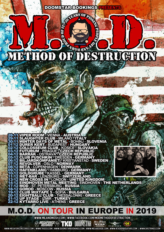 M.O.D. european tour