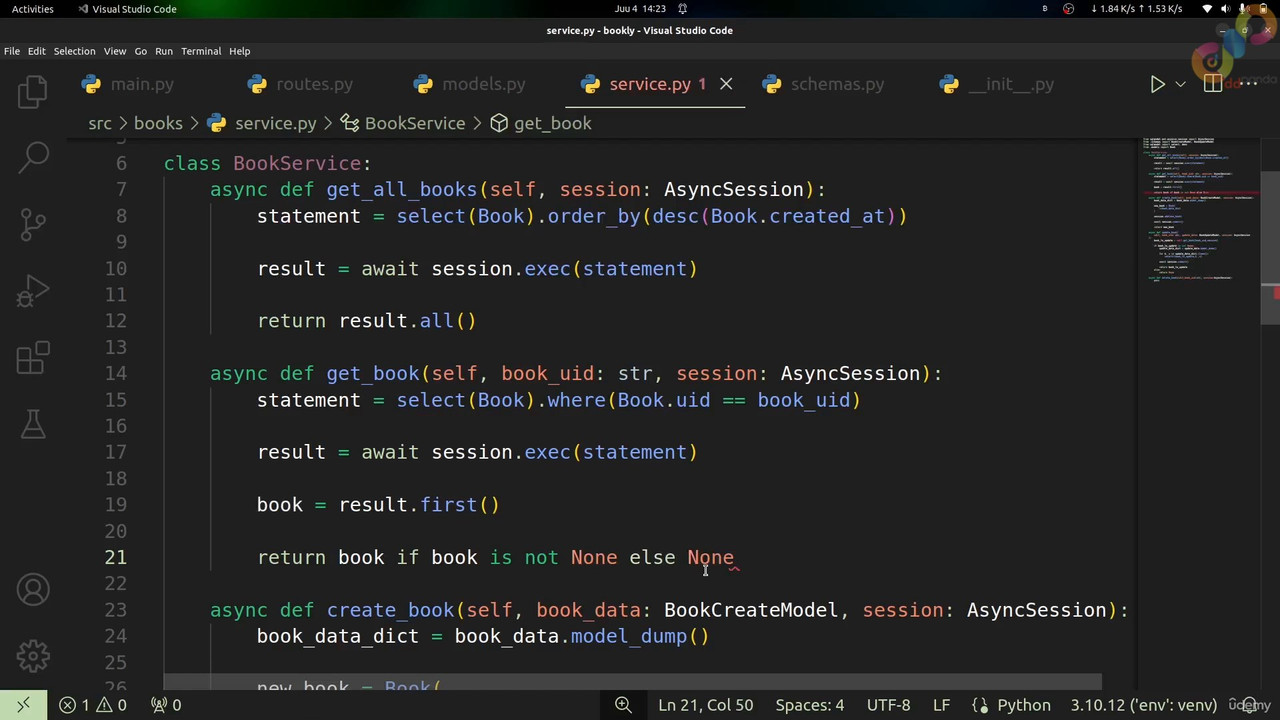 6 CRUD with Async SQLModel Introduction to Dependency Injection Part 6 mp4 0001