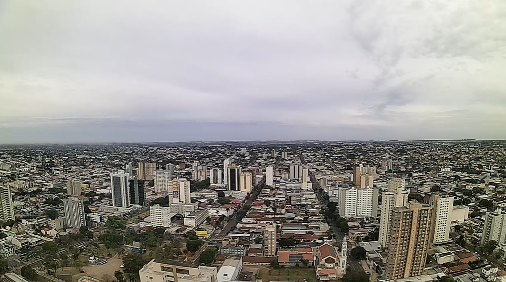 Campo Grande nesta manhã de terça-feira
