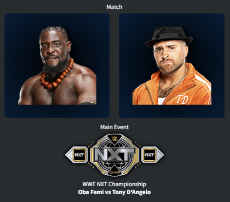 13 Oba Femi def Tony D Angelo
