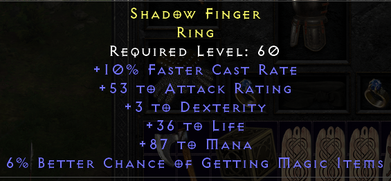 Fcr Life Mana Dex Ar Mf Ring Topic D2jsp