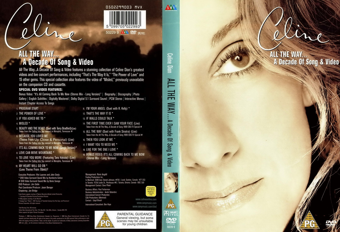 Celine Dion - All The Way_ A Decade Of Song & Video (2000)