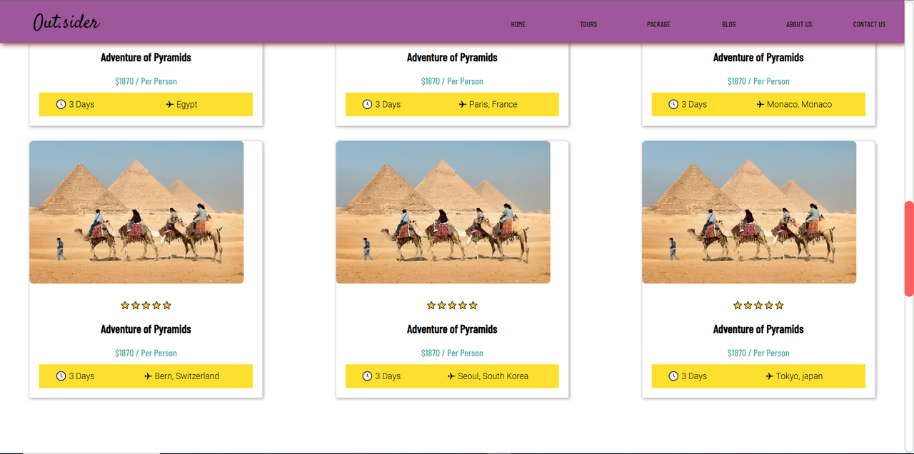how to create a website for tourism​ using html and css with source code 
