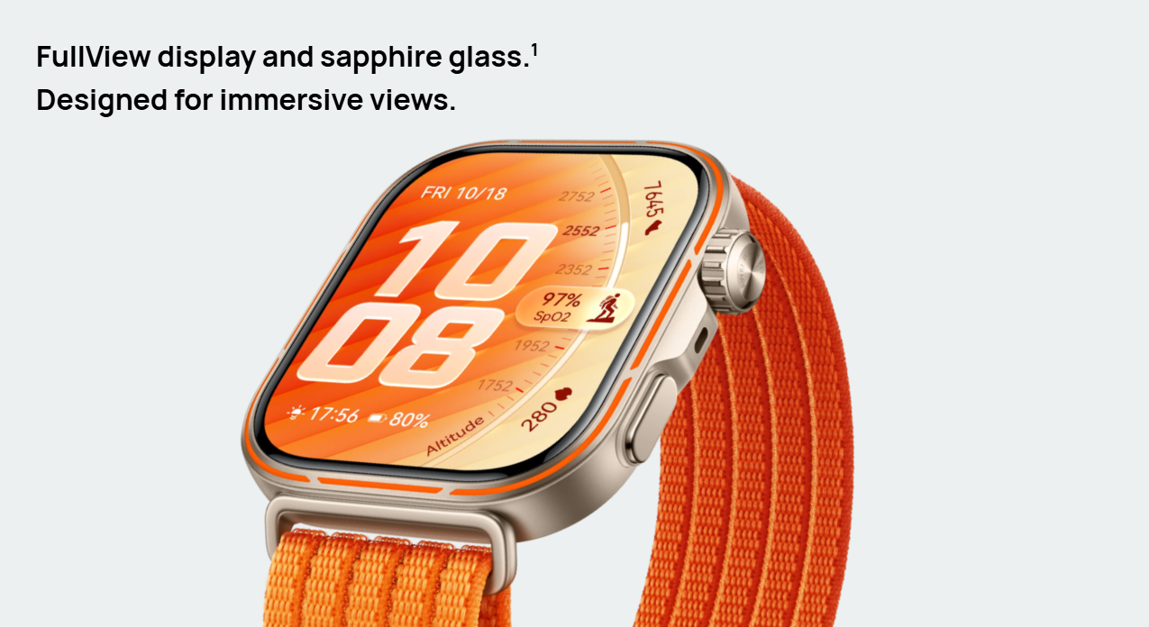 Large AMOLED Ultra Bright Display Screen