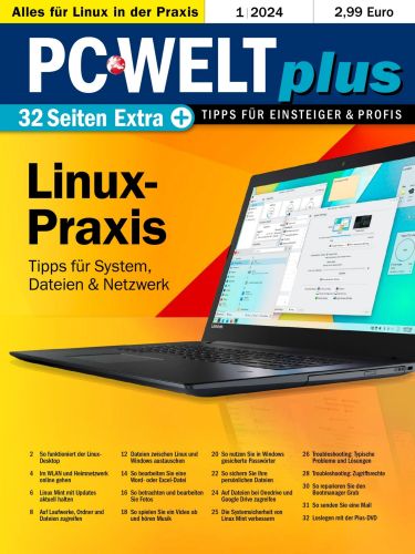 Pc Welt Plus Magazin Januar No 01 2024
Pc Welt Plus Magazin Januar No 01 2024