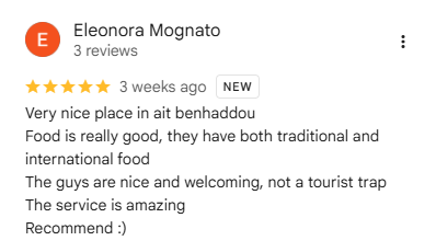 Guest Review 1