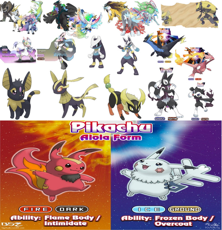 Different Region Pokemon