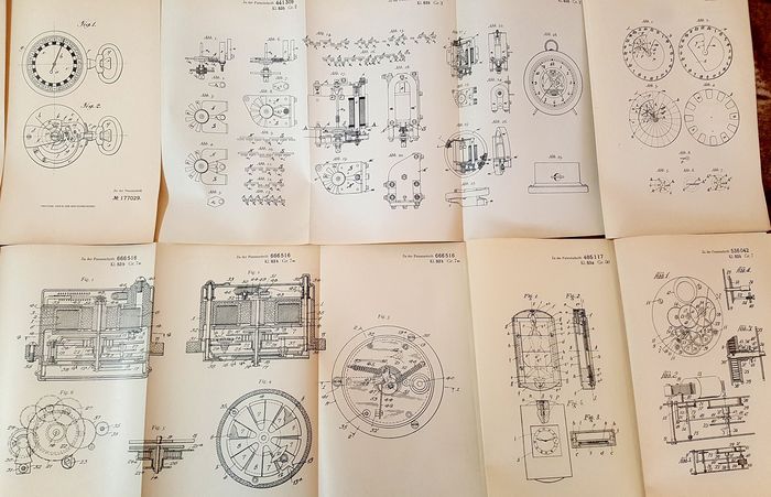 101 Documentos de Registo de Patentes Relojoeiras 6