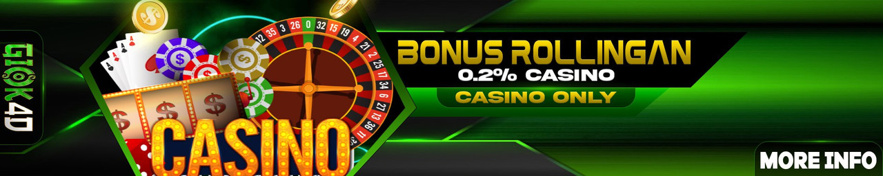 bonus mingguan rollingan live casino GIOK4D