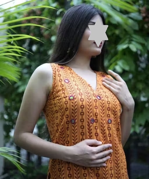 Women Rayon Printed Mirror Work Kurta Plazzos Set Color 1 (KS119)