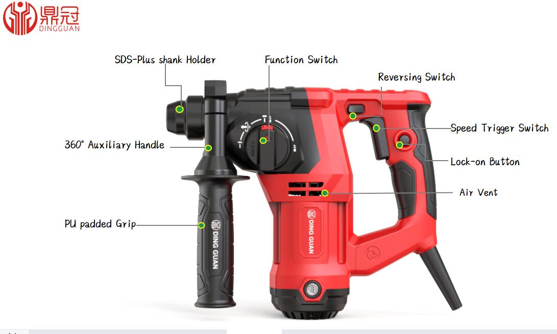 Rotary Hammers in Vertical Design