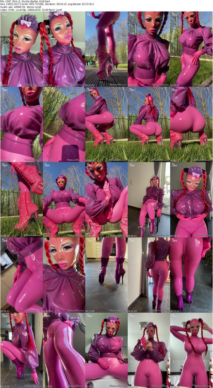 1087_Pink_&_Purple_Barbie_Doll_s