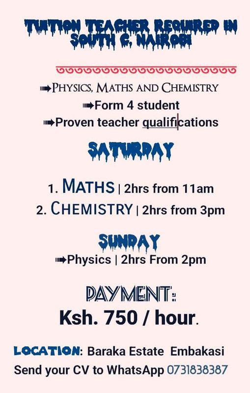Teacher vacancies in Muslim schools Kenya