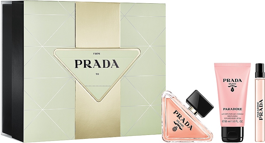 PRADA PARADOX SET EDP 90ML + EDP 10ML + 50ML B/L view 2