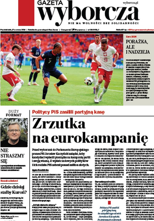 Gazeta Wyborcza + Duży Format 17.06.2024