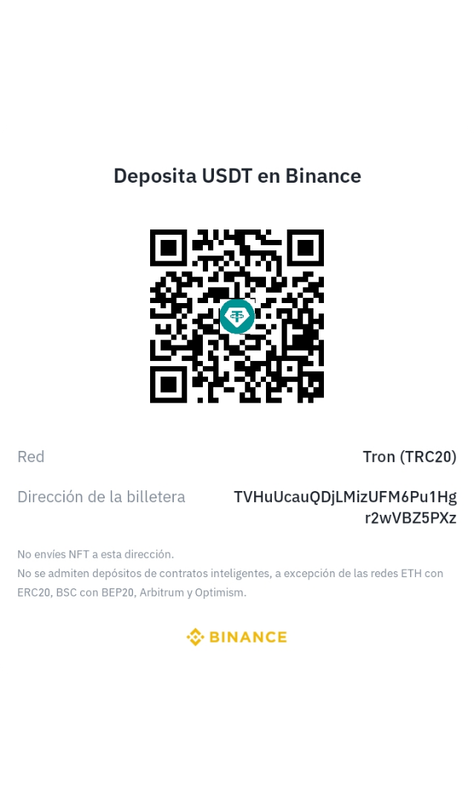 Código QR de Binance
