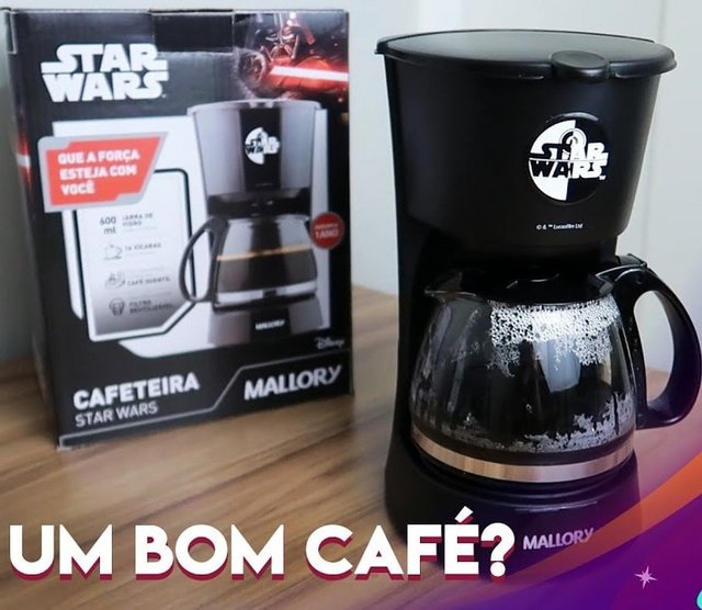 Cafeteira Mallory Star Wars 220v Preto