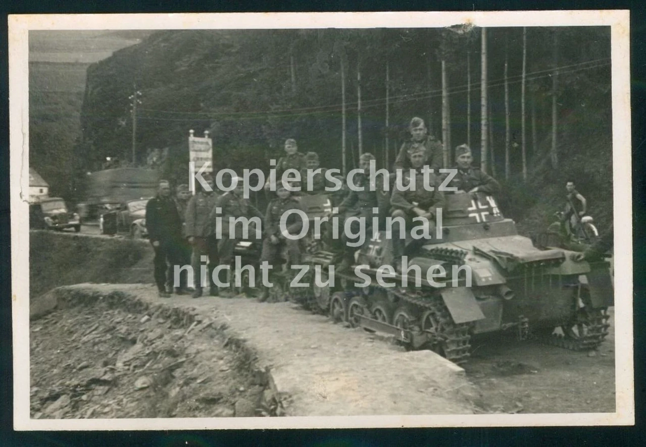 FOTO Panzer Tank Panzerkampfwagen I (Sd Kfz 101) Balkenkreuz WW2 WK2 AS62