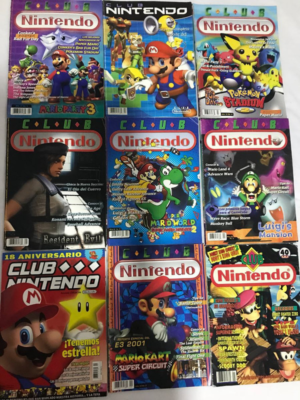 revistas club nintendo muchos nros consultar D NQ NP 952305 MLA28455019423 102018 F - Club Nintendo 14 años